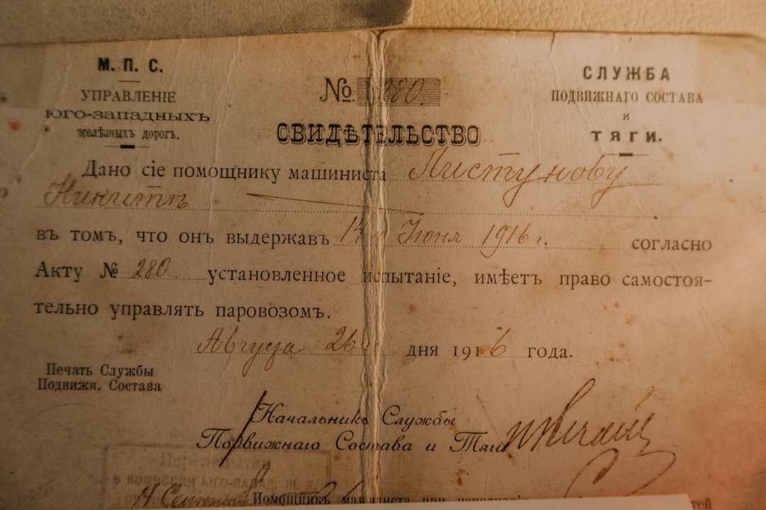 Photo Stock certificate
